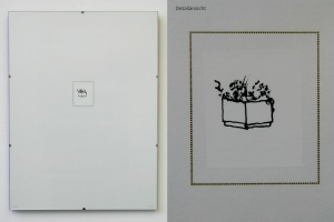 Kübel, 2012, Siebdruck und Laserdruck auf Papier im Bildhalter, 40 x 30 cm, Auflage 54 Ex.